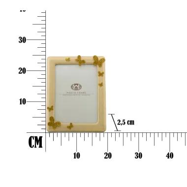 RAMKA GLAM MOTYL 19,5 2,5 24,5 cm (WYMIAR WEWNĘTRZNY 15 20 cm) MIN 2
